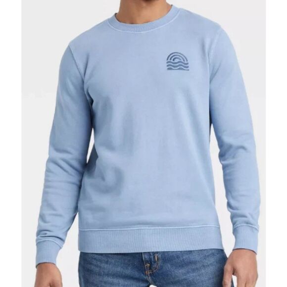 Goodfellow & Co Men's French Terry Crewneck Pullover Sweatshirt Size XXL. NWT. O - Picture 1 of 6